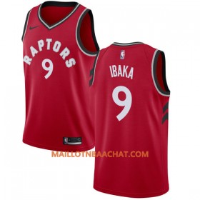 Maillot NBA Toronto Raptors Serge Ibaka 9 Nike 2017-18 Rouge Swingman - Homme